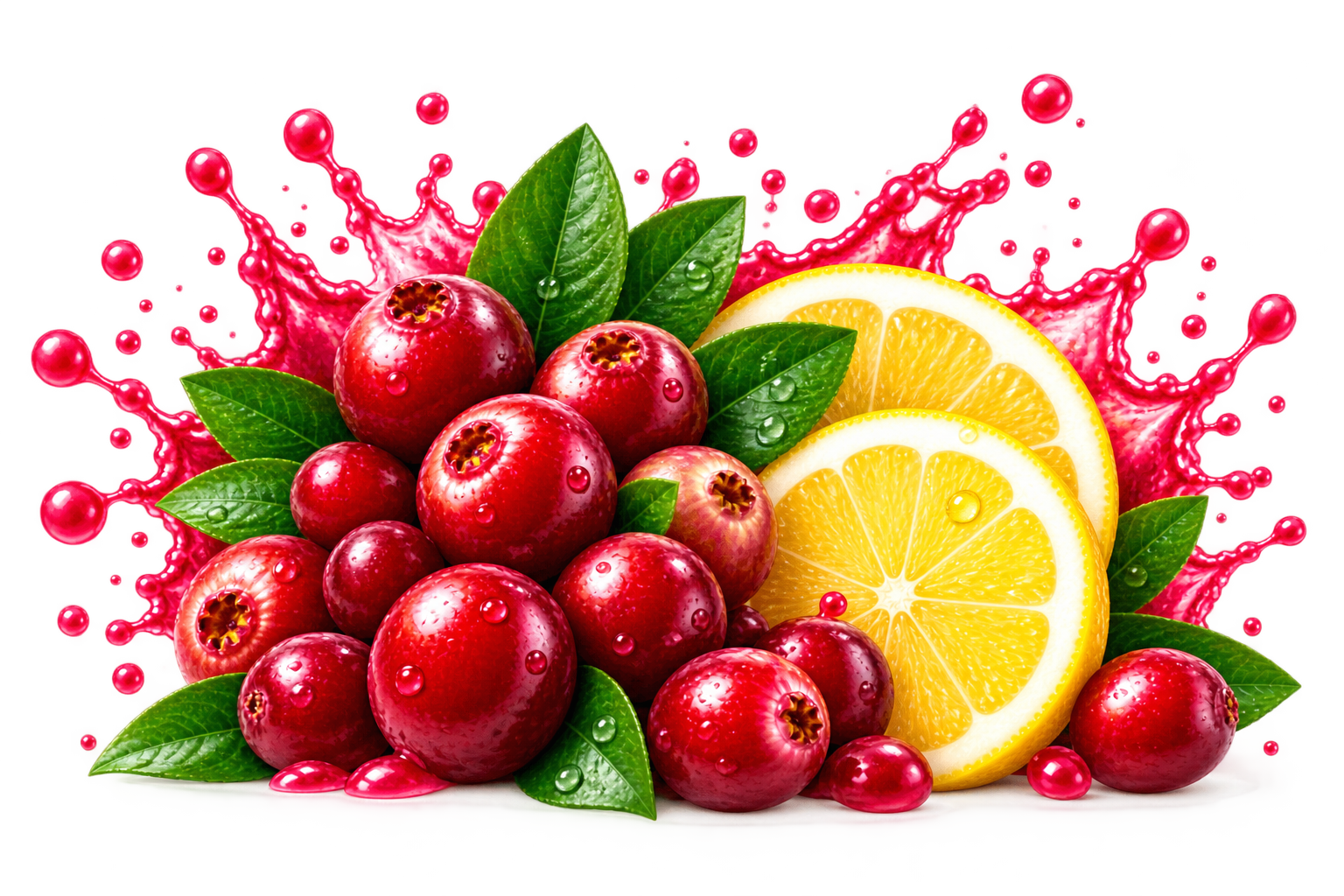 Cranberry flavor illustration