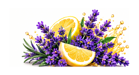 Lavender flavor illustration