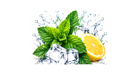 Peppermint flavor illustration