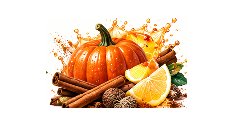 Pumpkin Spice flavor illustration